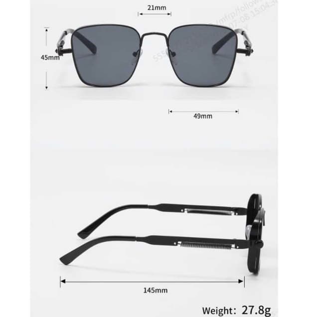 Metal Decorative Fashion Glasses