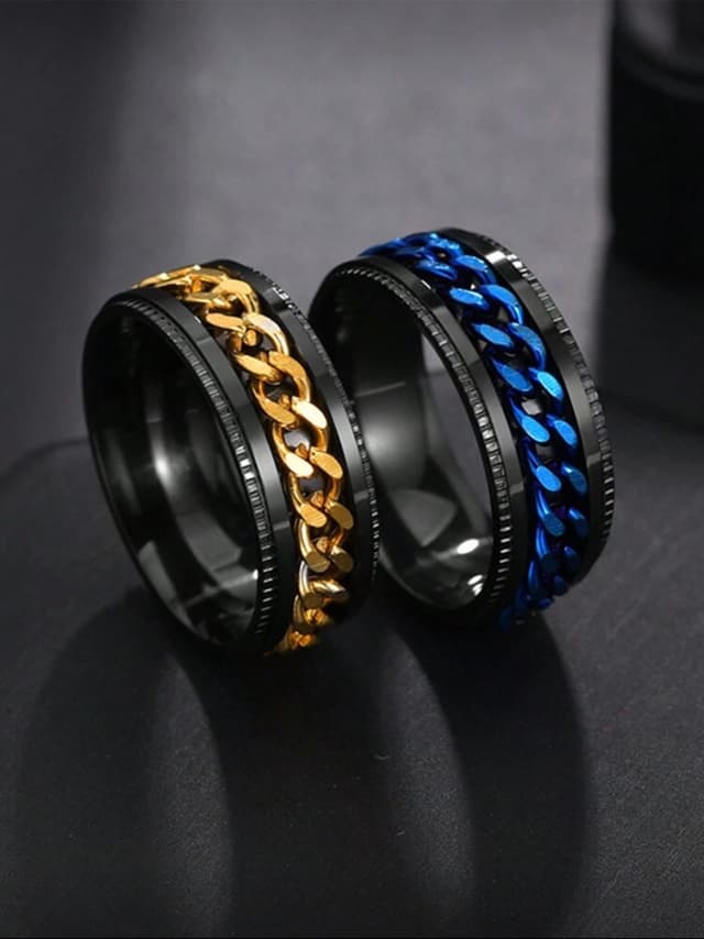 5pcs Ring Set For Men's